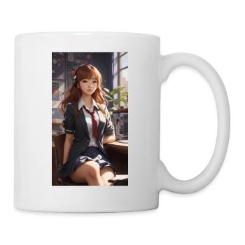 School Uniform Kawaii - Mug - white - Right
