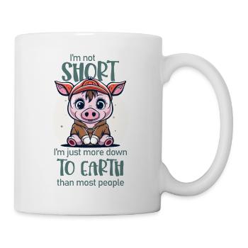 I'm not short. - pig lover - Mug - white - Right