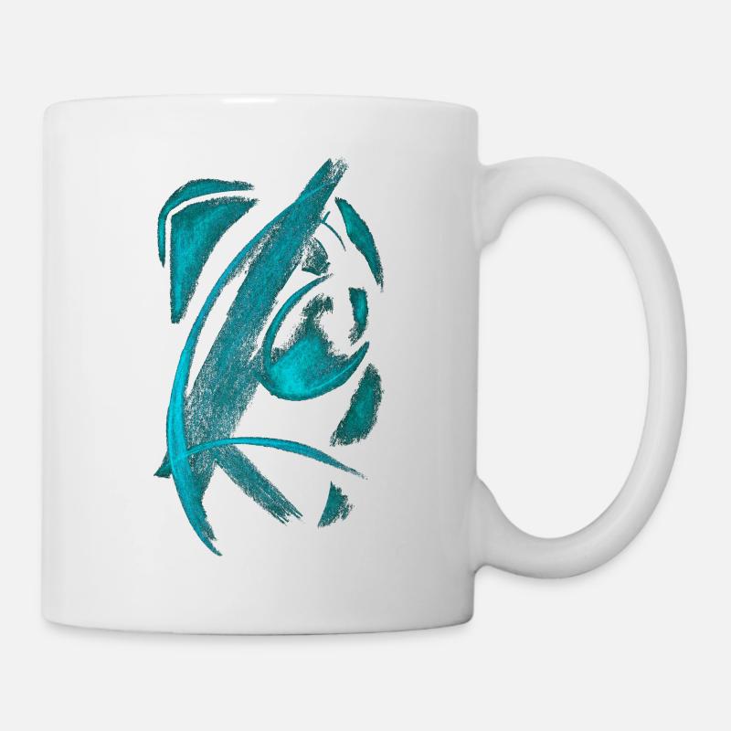 abstrait - Mug blanc - blanc