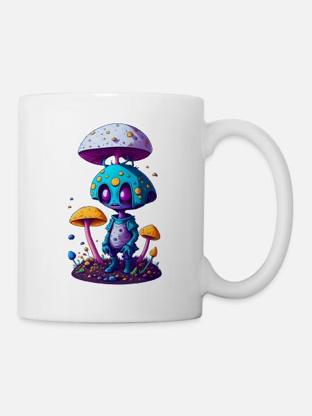 Trippy Alien 01 - Tasse - Weiß
