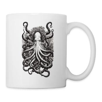Octopus Tattoo Deep Sea Mystic Kraken Design - Mug blanc - blanc - Droite