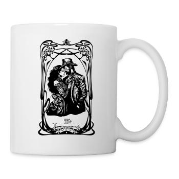 Carte tarot The Lovers - Mug blanc - blanc - Droite