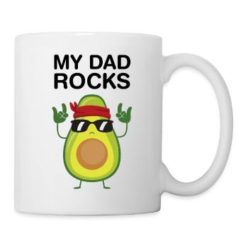 My Dad Rocks Avocado Father's Day - Mug - white - Right