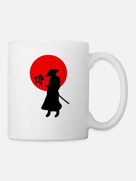 Samurai - Tasse - Weiß