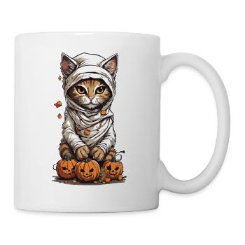 Cute Mummies Cat Halloween Cats Design - Mug - white - Right