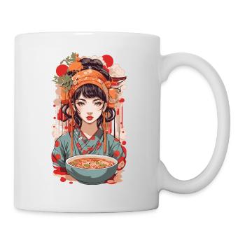 Ramen Retro Popart Japon Design Esthétique - Mug blanc - blanc - Droite
