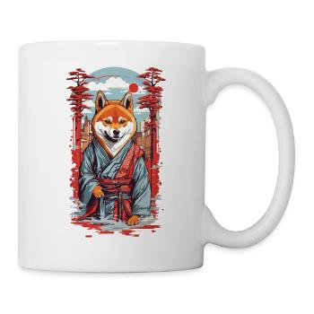 Japan Shiba Dog Asian Dogs Aesthetics - Mug - white - Right