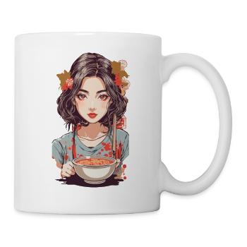 Rétro Japon Ramen Popart Esthétique Food Design - Mug blanc - blanc - Droite