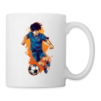 Joueur de football - Chemise d’anime - Mug blanc - blanc - Droite