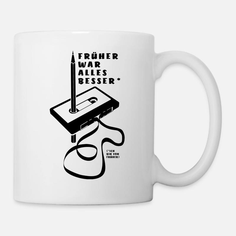 Kassette - Früher war alles besser - Tasse - Weiß