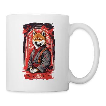 Shiba Kanji Retro Dogs Design in Japan Style - Mug - white - Right