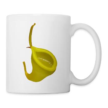 Nepenthes dubia - Tasse - Weiß - Rechts