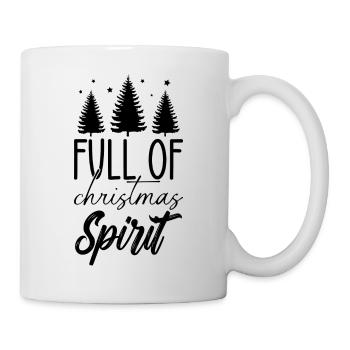 Full of christmas spirit - Mug - white - Right