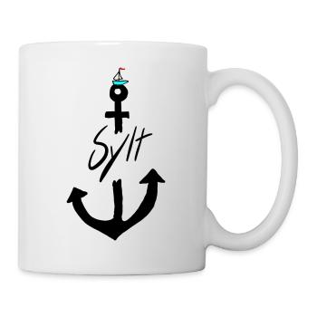 Sylt segeln - Tasse - Weiß - Rechts