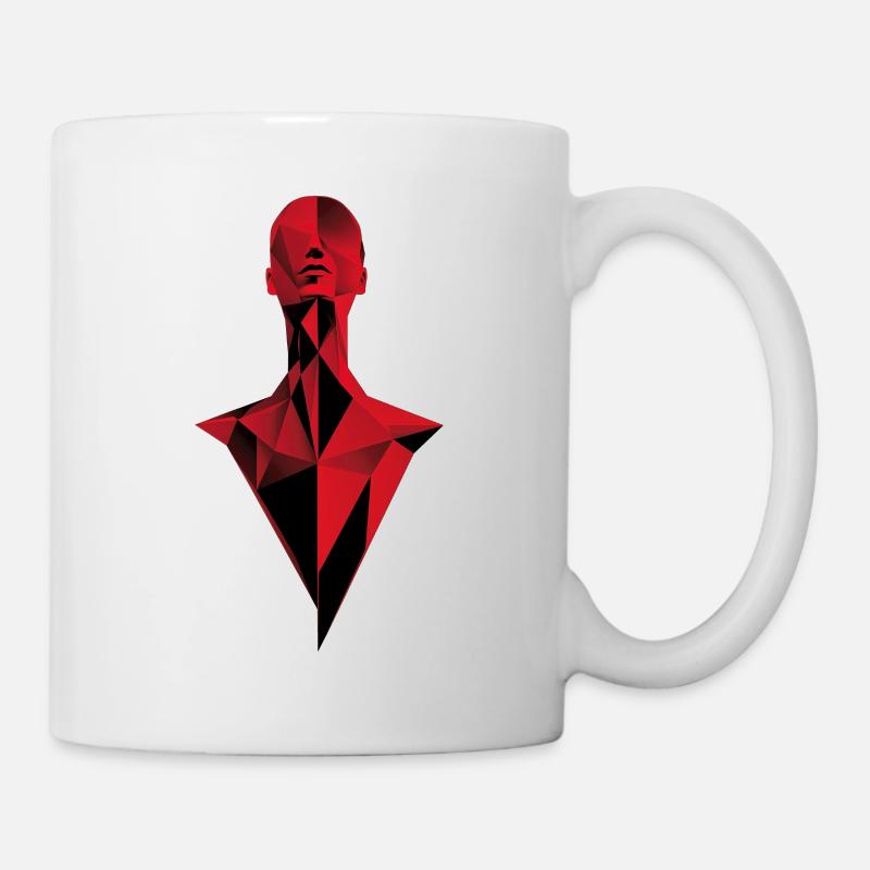 Red Crystal Human - Mug - white