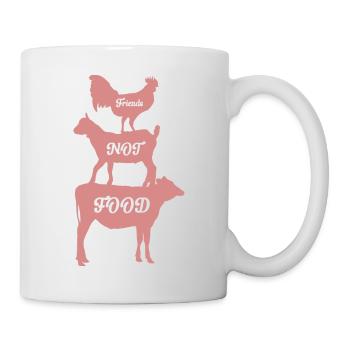 Friends not Food - Mug - white - Right
