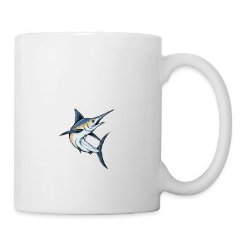 Das ist mein menschliches Kostüm Ich bin wirklich ein Marlin - Tasse - Weiß - Rechts