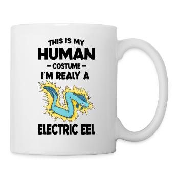 This is My Human Costume I'm Really A Eel electric - Mug - white - Right