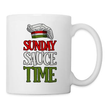Dimanche Sauce Temps 4 - Mug blanc - blanc - Droite