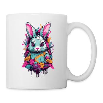 Occulte Gothique Lapin Pastel e-girl Streetwear - Mug blanc - blanc - Droite