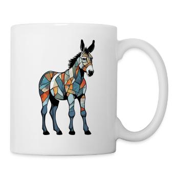 Esel / Tier /Grautier / Mähne / iah / Lasstier - Tasse - Weiß - Rechts