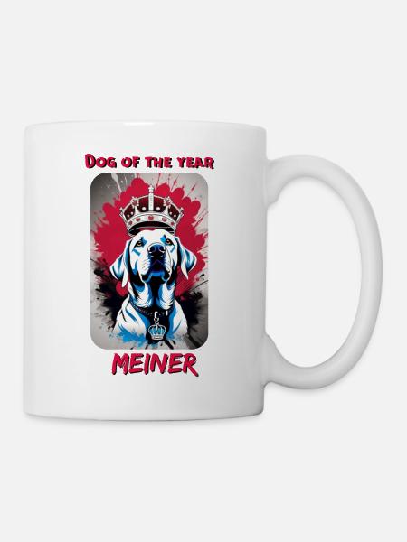 dog of the year - Tasse - Weiß