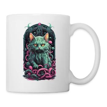 Chats démon Underworld occulte Halloween Design - Mug blanc - blanc - Droite