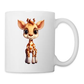 Cute Giraffe Baby - Tasse - Weiß - Rechts