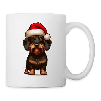 Christmas Dachshund - Mug - white - Right