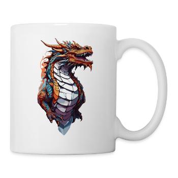 Fantasy Monster Dragon: Mystical Dragon Spell - Mug - white - Right