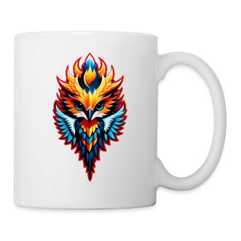 phenix - phoenix - oiseau de feu - Mug blanc - blanc - Droite