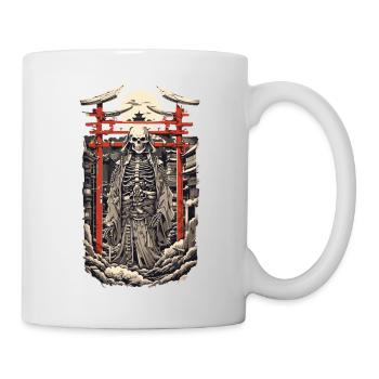 Yokai Démon Vintage Ukiyo-E Manga Style - Mug blanc - blanc - Droite
