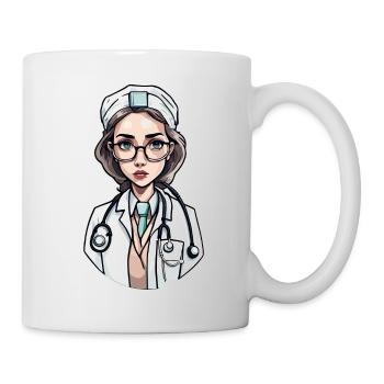 Médecin / professionnel de la santé / médecin / profession / spécialiste - Mug blanc - blanc - Droite