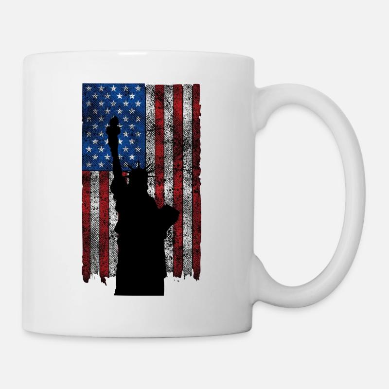 Lady Liberty - Tasse - Weiß