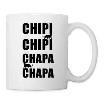 Chipi Chipi Chapa Chapa Dubi Dubi Daba Daba Chat - Mug blanc - blanc - Droite