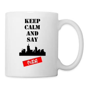 Keep Calm and Say Gude - Tasse - Weiß - Rechts