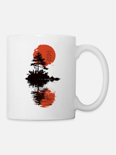 Japan Tree - Tasse - Weiß