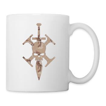 Army War Military Uniform Force Soldier Camouflage - Mug - white - Right