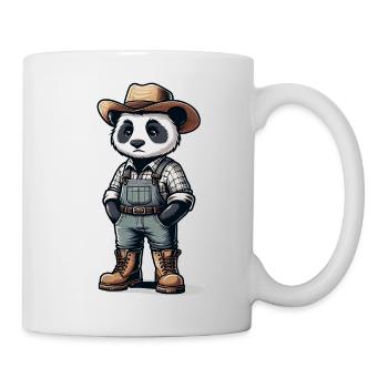 Cute Panda Farmer - Mug - white - Right