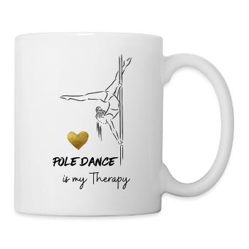 Pole Dance is my Therapy - Tasse - Weiß - Rechts