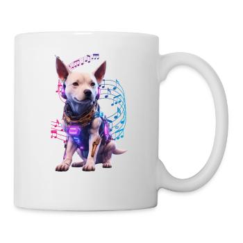 Cyber Dog - Tasse - Weiß - Rechts