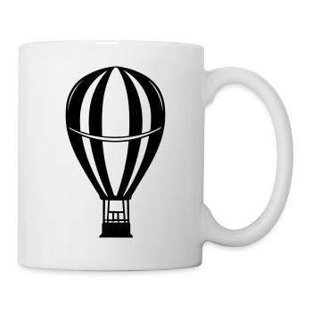 Luftballon - Tasse - Weiß - Rechts