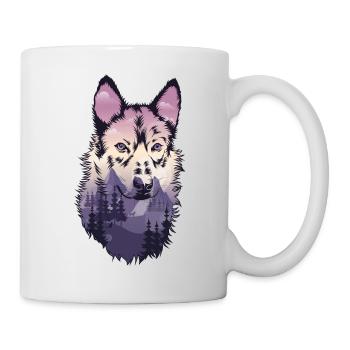 Wolf Shepherd Dog - Mug - white - Right