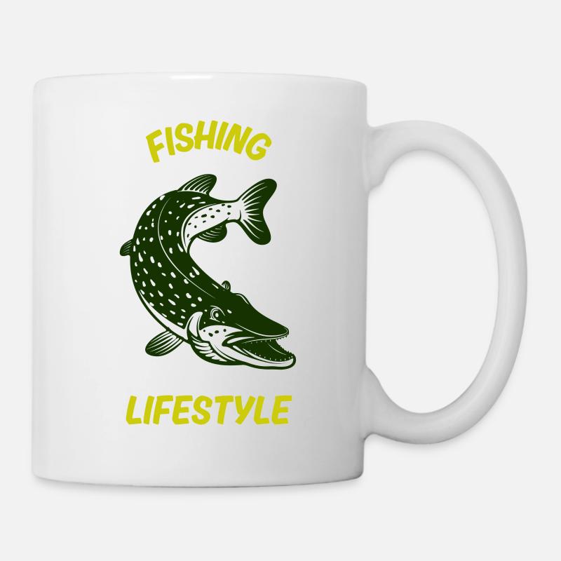 Fishing lifestyle - Mug - white