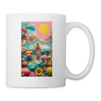 Fille au pays des merveilles - Mug blanc - blanc - Droite