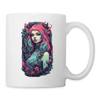 Gothique Pastel Esthétique E-Girl Streetwear - Mug blanc - blanc - Droite