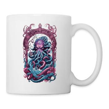 Kraken Goth Pastel occulte Halloween monstres marins - Mug blanc - blanc - Droite