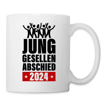 Enterrement de vie de garçon 2024 - Mug blanc - blanc - Droite