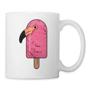Flamingo Head Popsicle - Mug - white - Right