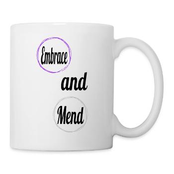 healing happy healing quotes quote offering help - Tasse - Weiß - Rechts